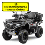 Keturratis CFMOTO CFORCE 625 OVERLAND T3b (mini traktorius)