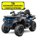 Keturratis CFMOTO CFORCE 625 Touring T3b (mini traktorius)