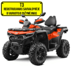 CFMOTO CFORCE 850 Touring Standard G3 keturratis T3b (ratinis traktorius)